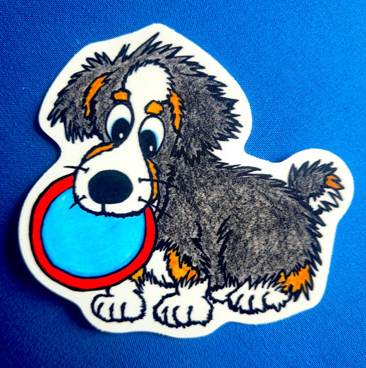 "BLUE" DOG STICKABLE